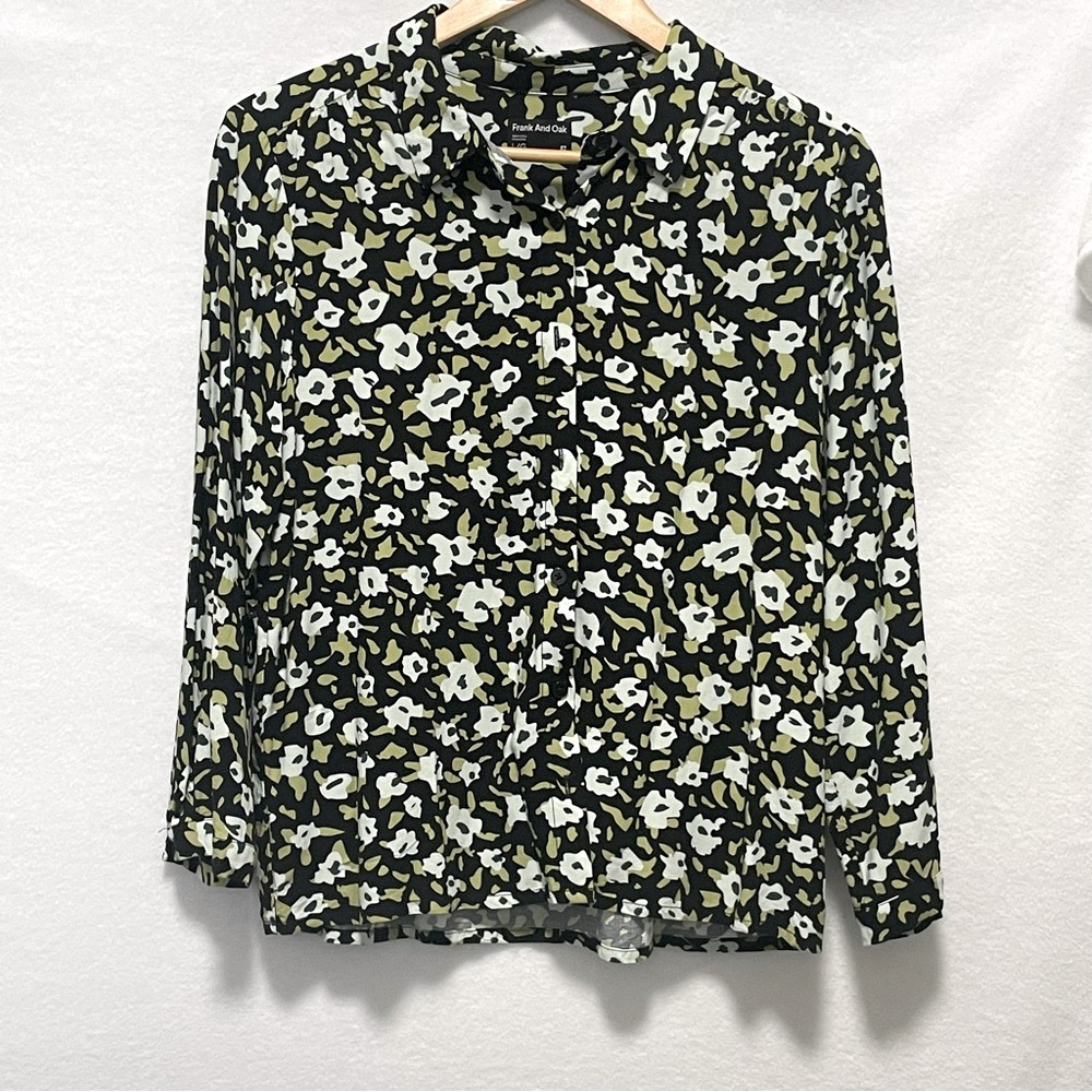 Frank and Oak Floral Blouse